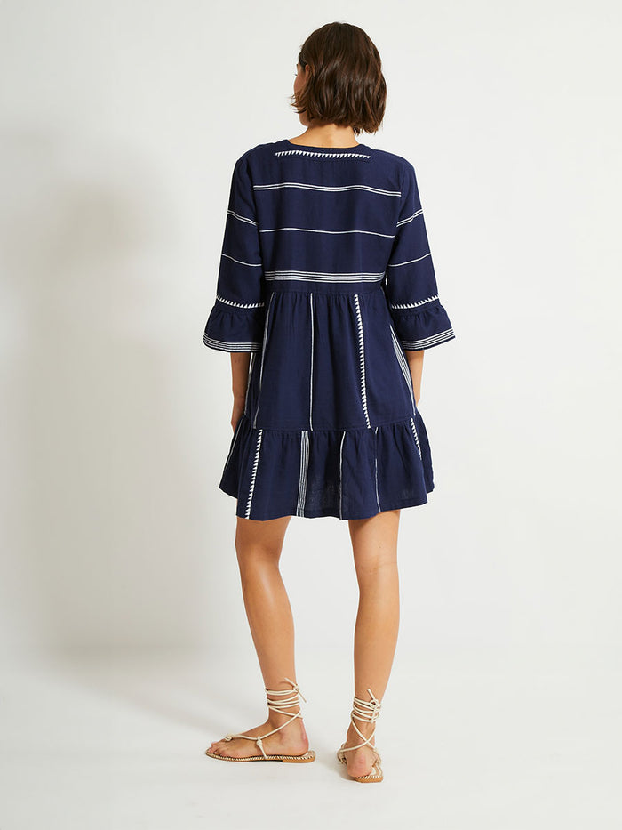 Lemlem HANNA | Flutter Dress Nunu Navy