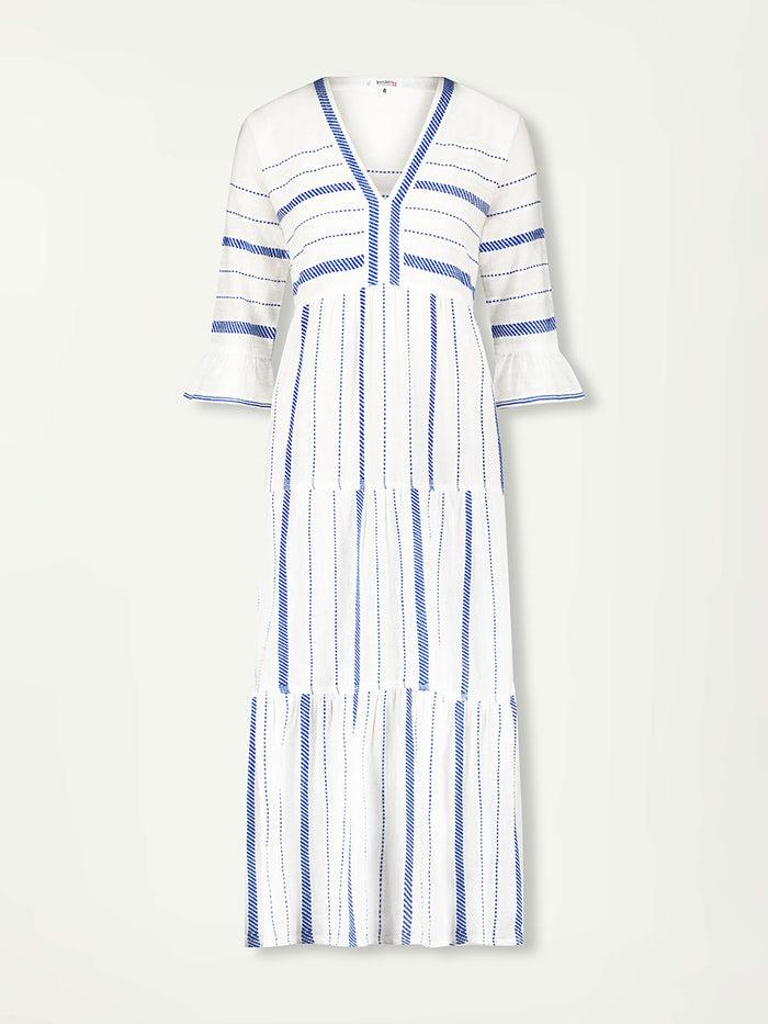 Lemlem HAWI | Flutter Dress Tiki Azure