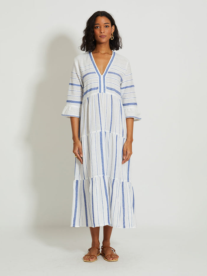 lemlem HAWI | Flutter Dress Tiki Azure