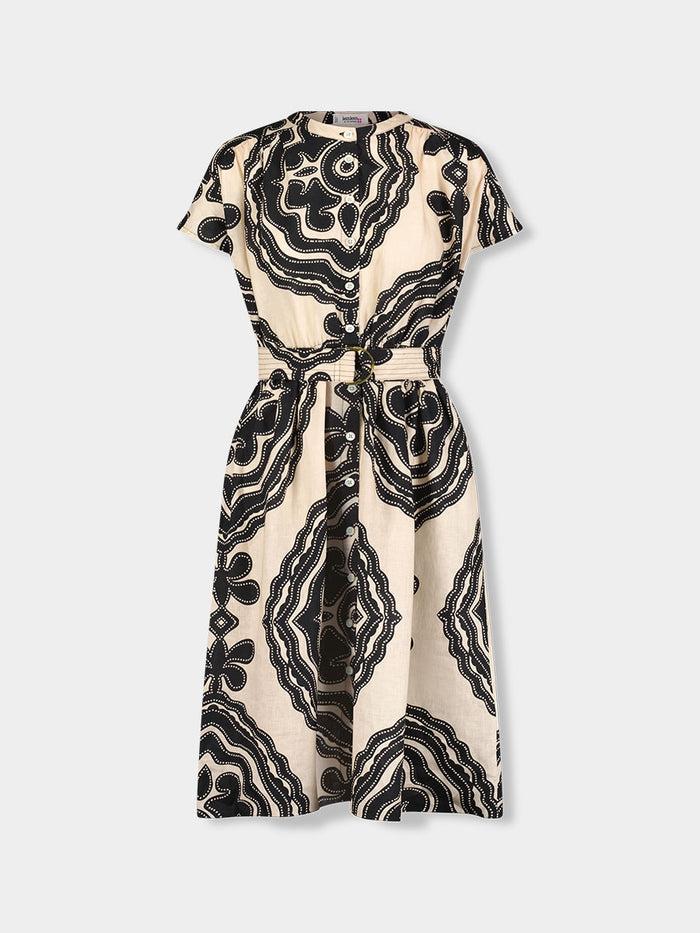 Lemlem HERAT | Shirt Dress Niku Cream