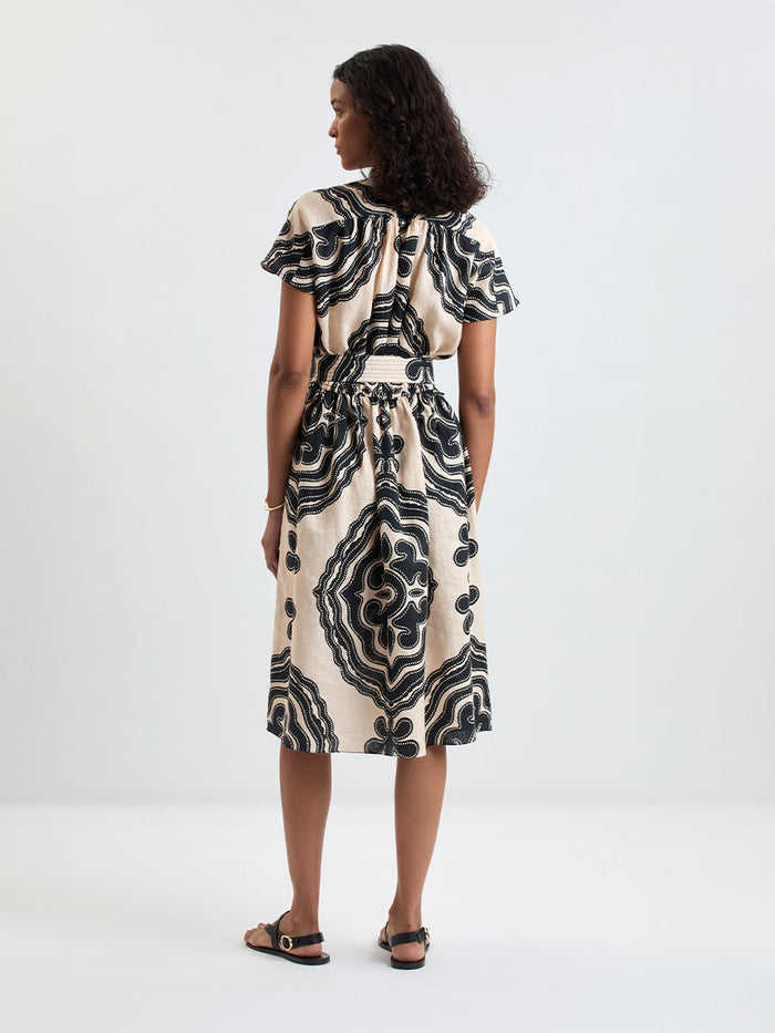 Lemlem HERAT | Shirt Dress Niku Cream