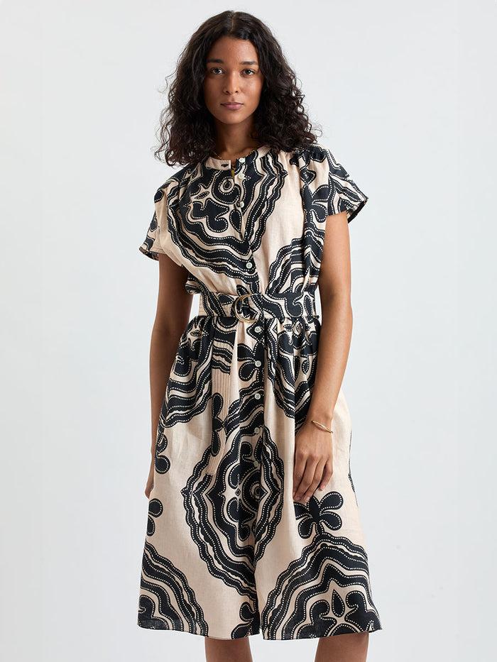 Lemlem HERAT | Shirt Dress Niku Cream