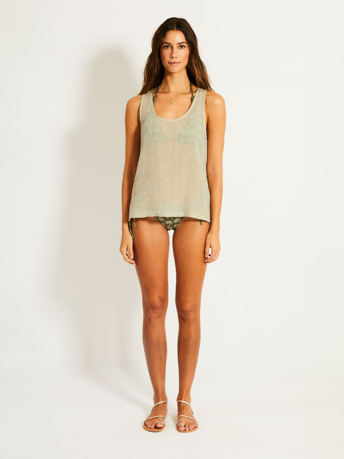 lemlem KATI | Tank Top Nefas Sage Nefas Sage