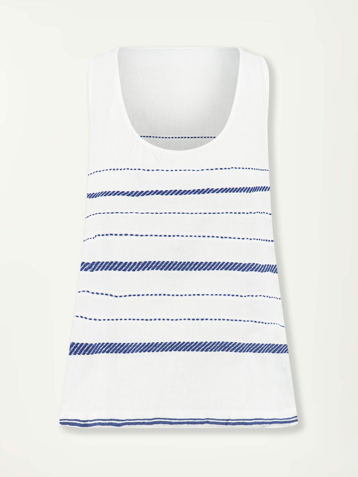 Lemlem KATI | Tank Top Tiki Azure