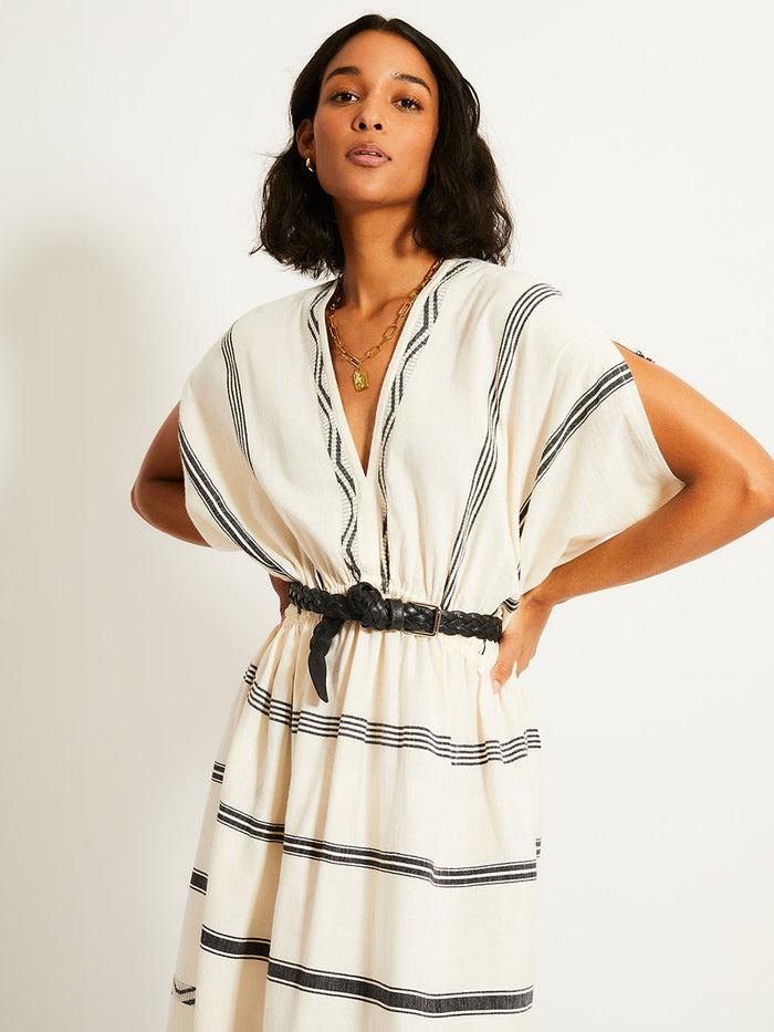 Lemlem LEILA | Plunge Dress Besela Vanilla