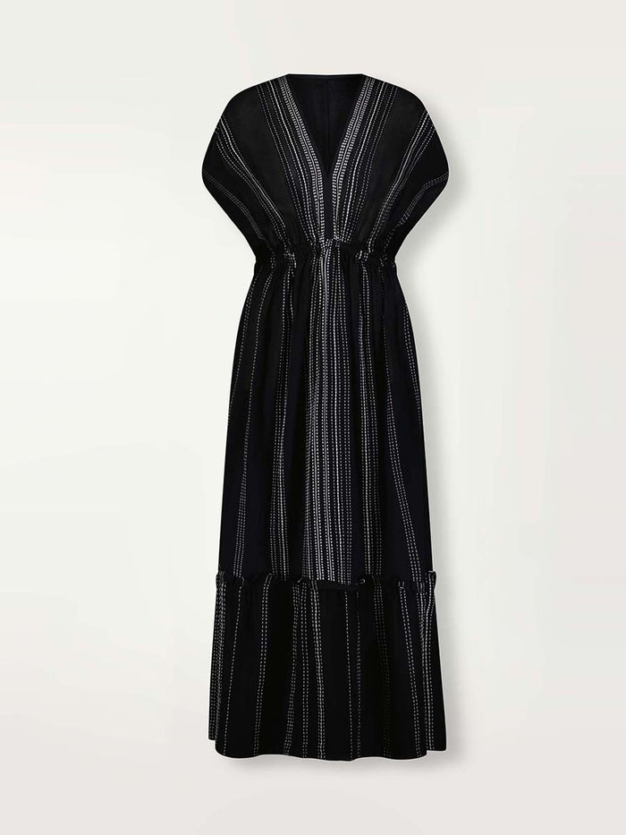 Lemlem LEILA | Plunge Dress Leliti Black
