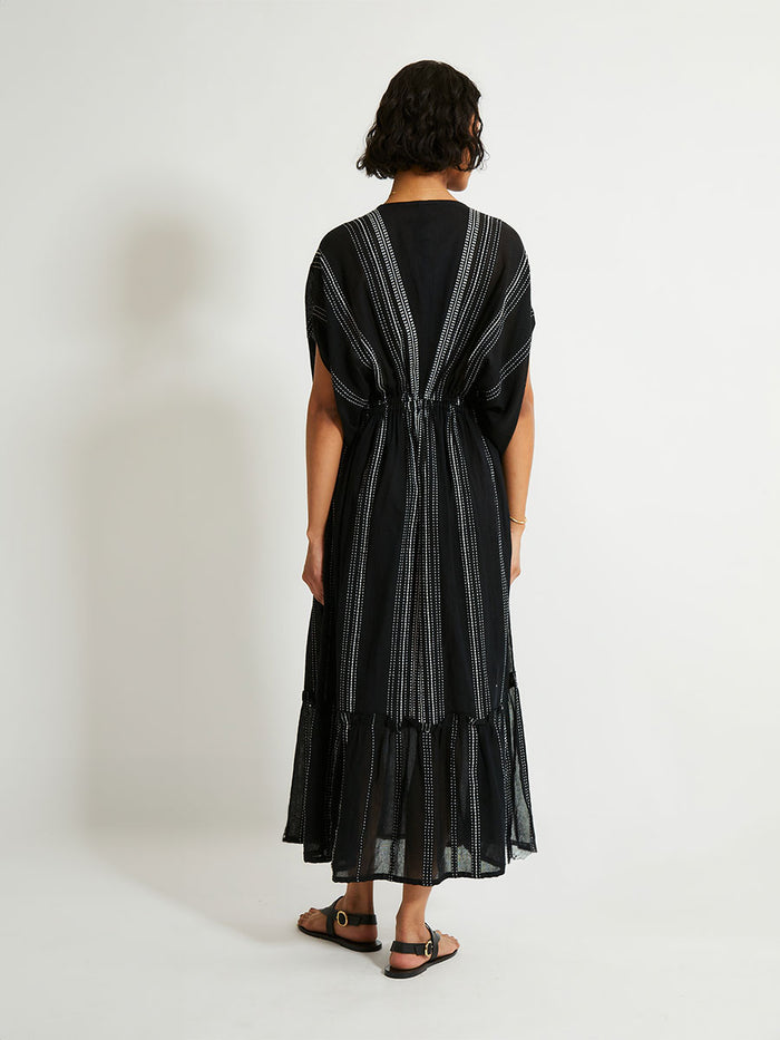 Lemlem LEILA | Plunge Dress Leliti Black