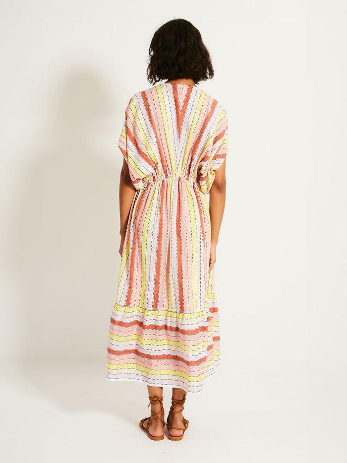 Lemlem LEILA | Plunge Dress Meskel Citron