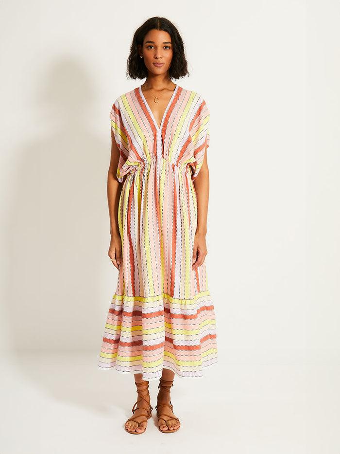 lemlem LEILA | Plunge Dress Meskel Citron