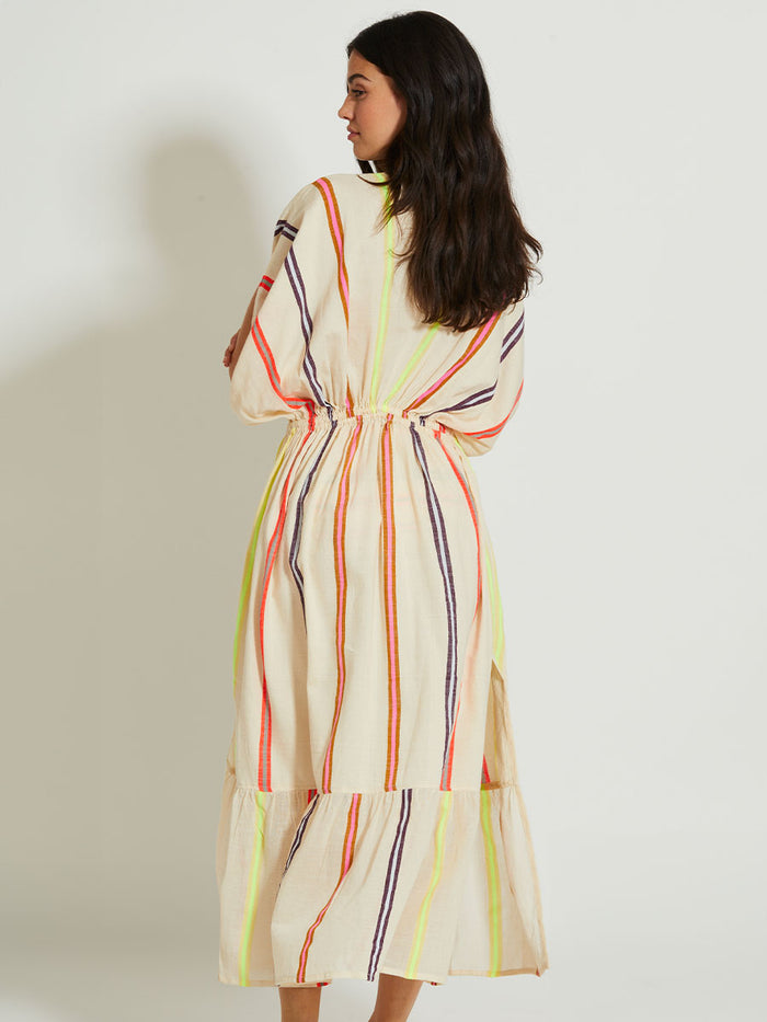 Lemlem LEILA | Plunge Dress Niyoni Freesia