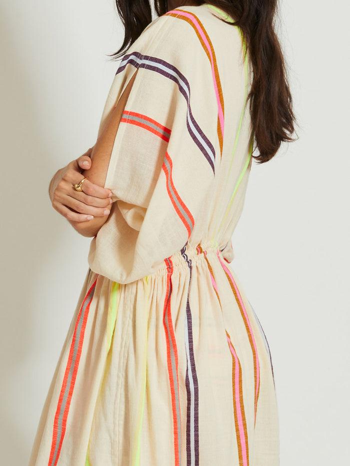 Lemlem LEILA | Plunge Dress Niyoni Freesia