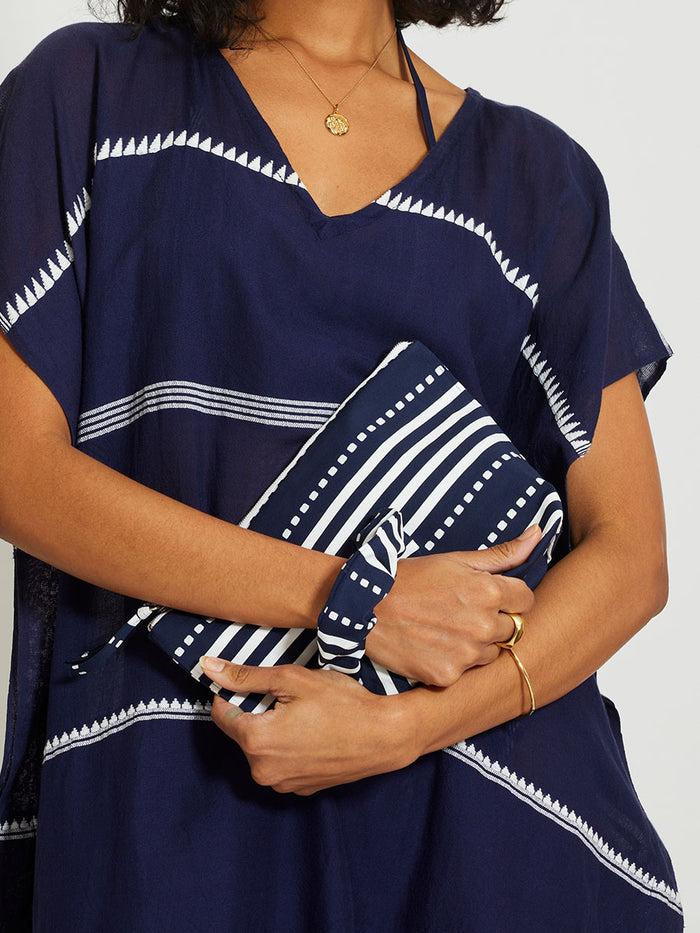 Lemlem LISHAN | Scrunchie Eshe Navy