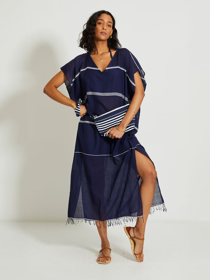 lemlem LISHAN | Scrunchie Eshe Navy