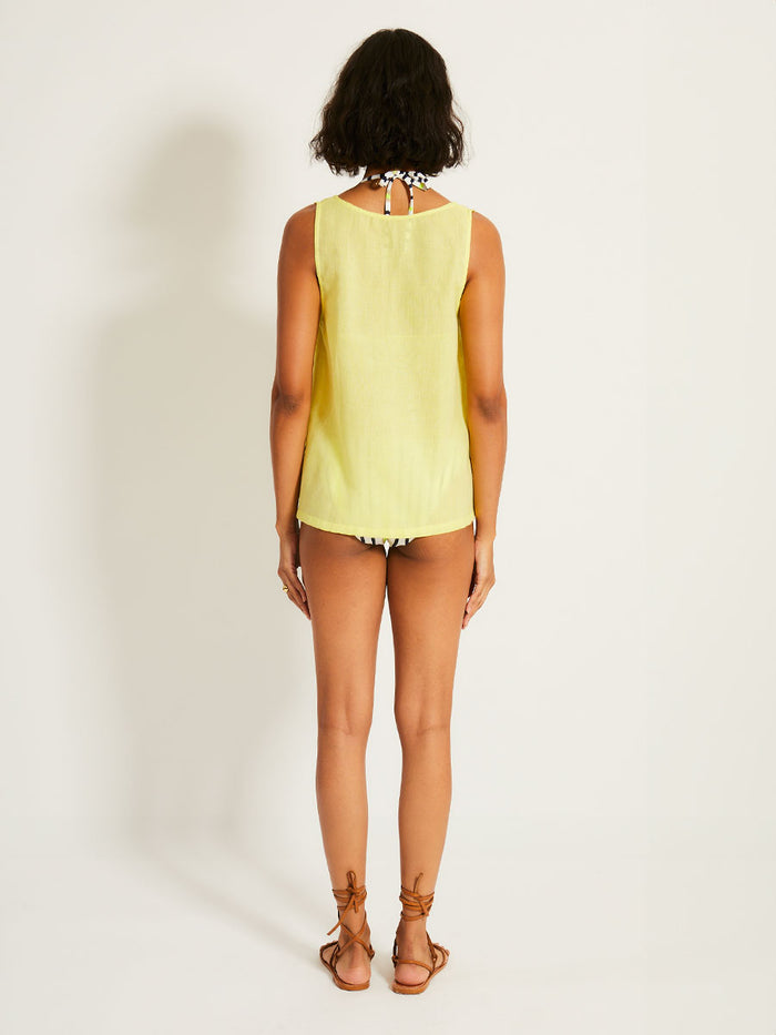 Lemlem MAHLET | Tank Dress Nefas Yellow Nefas Yellow