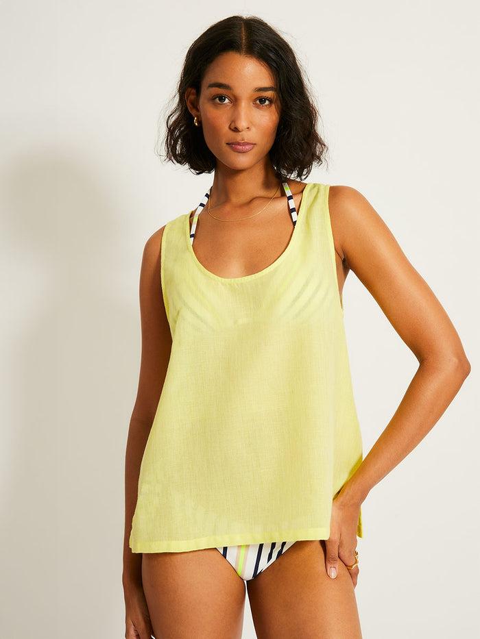 Lemlem MAHLET | Tank Dress Nefas Yellow Nefas Yellow