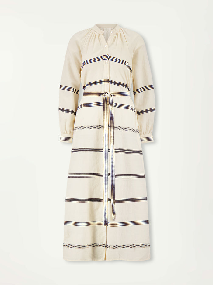 Lemlem MAKEDA | Button Up Dress Besela Vanilla