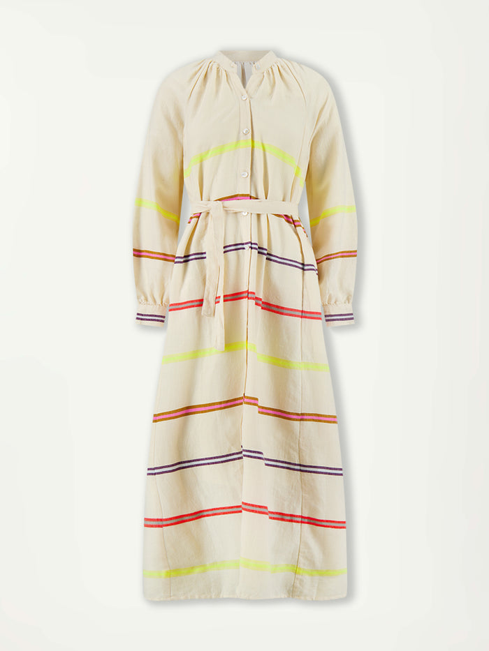Lemlem MAKEDA | Button Up Dress Niyoni Freesia