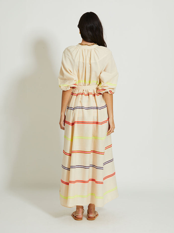 Lemlem MAKEDA | Button Up Dress Niyoni Freesia