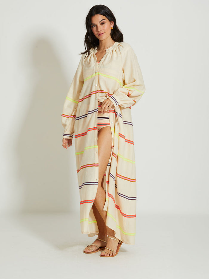 Lemlem MAKEDA | Button Up Dress Niyoni Freesia