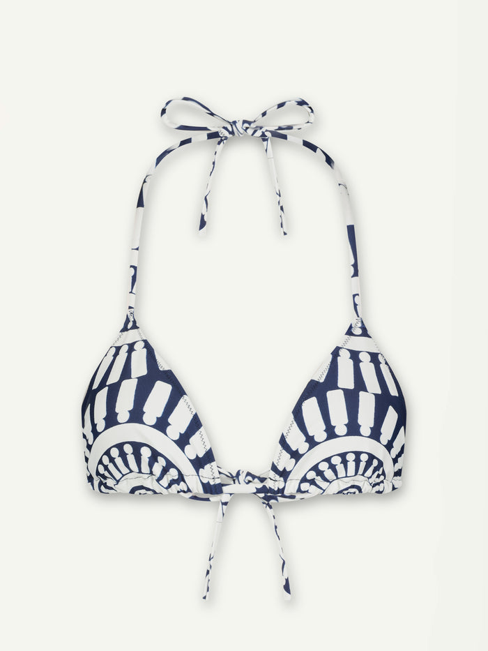 Lemlem MALIA | Triangle Top Zeina Navy