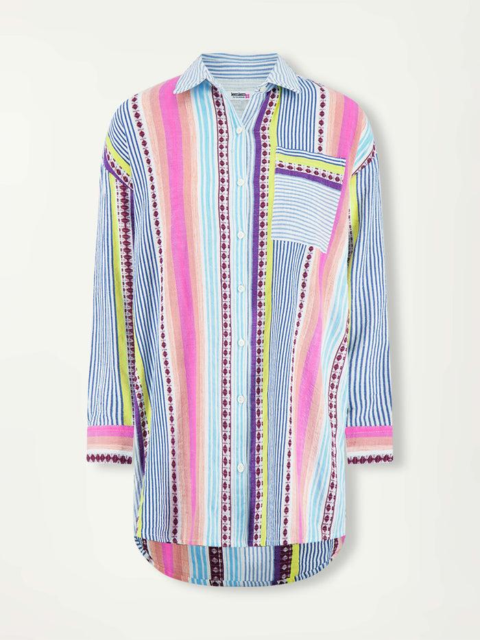 Lemlem MARIAM | Shirt Dress Cirq Citrus