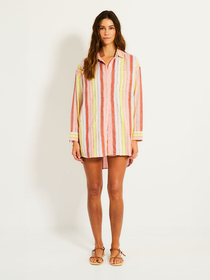 lemlem MARIAM | Shirt Dress Meskel Citron