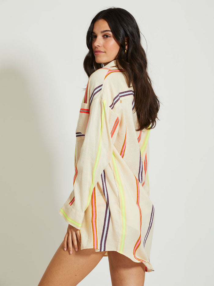 Lemlem MARIAM | Shirt Dress Niyoni Freesia