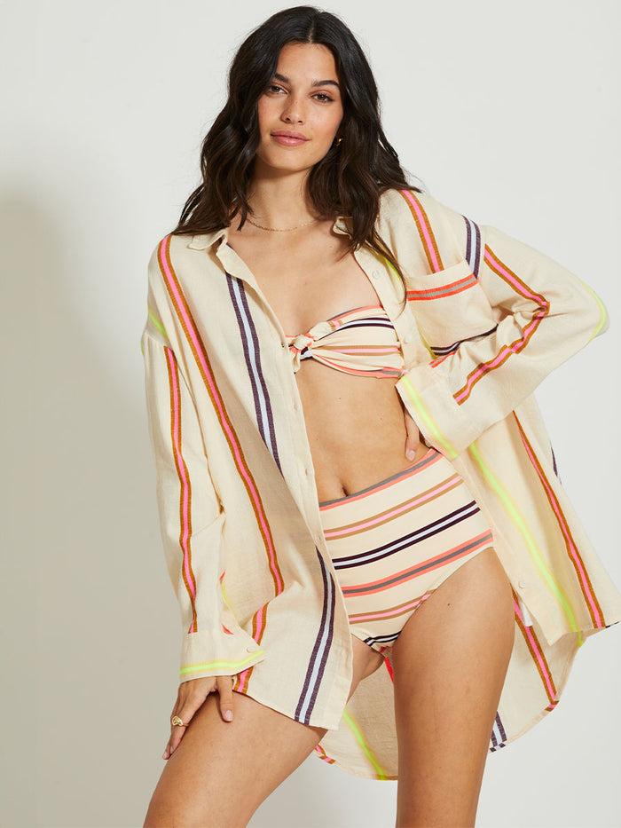 Lemlem MARIAM | Shirt Dress Niyoni Freesia