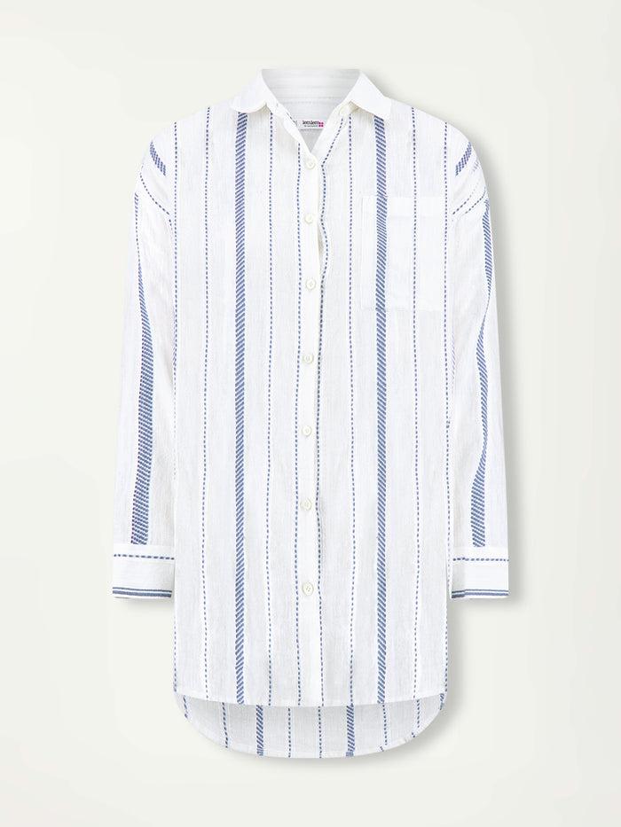 Lemlem MARIAM | Shirt Dress Tiki Azure