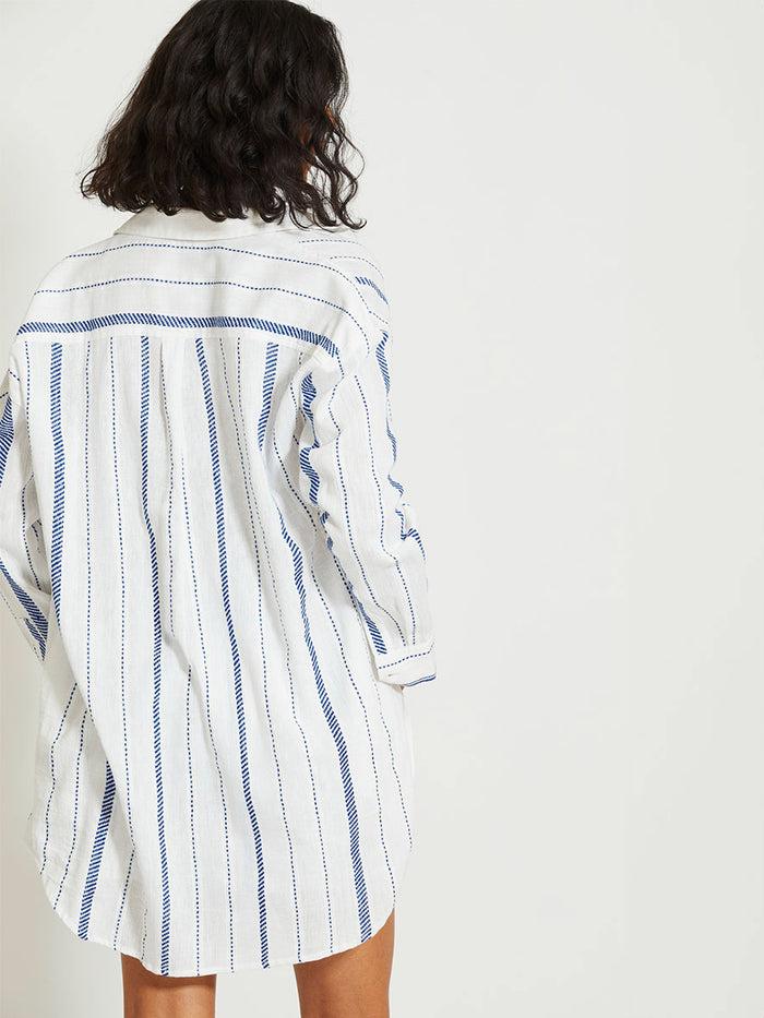 Lemlem MARIAM | Shirt Dress Tiki Azure