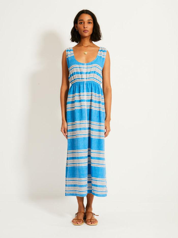 lemlem MELAT | Scoop Neck Dress Amira Baltic