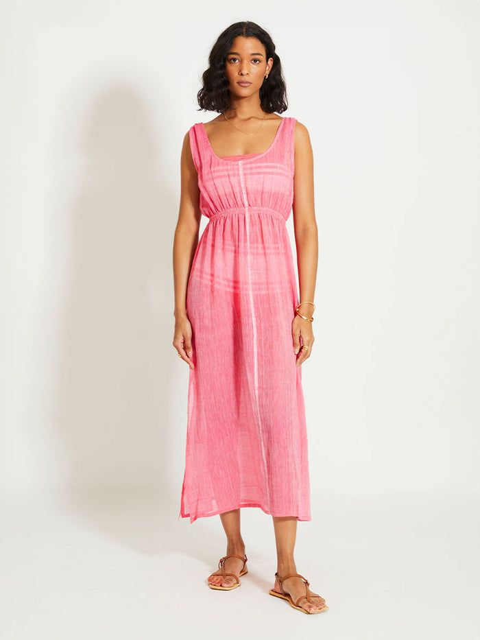 lemlem MELAT | Scoop Neck Dress Nefas Fragaria