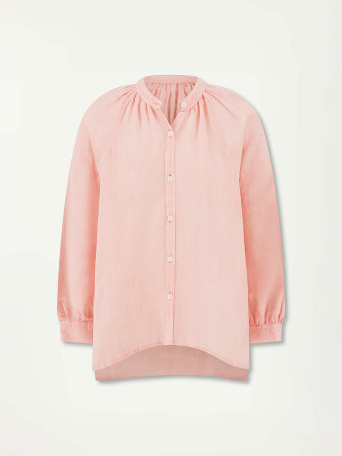 Lemlem MITA | Button Up Blouse Nefas Rose