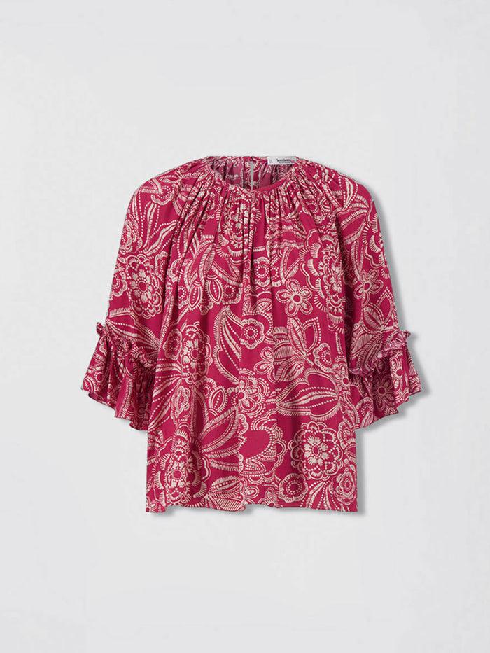 Lemlem MONIKA | Flowy Top Maraki Ruby