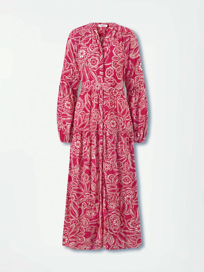 Lemlem NESANET | Peasant Dress Maraki Ruby