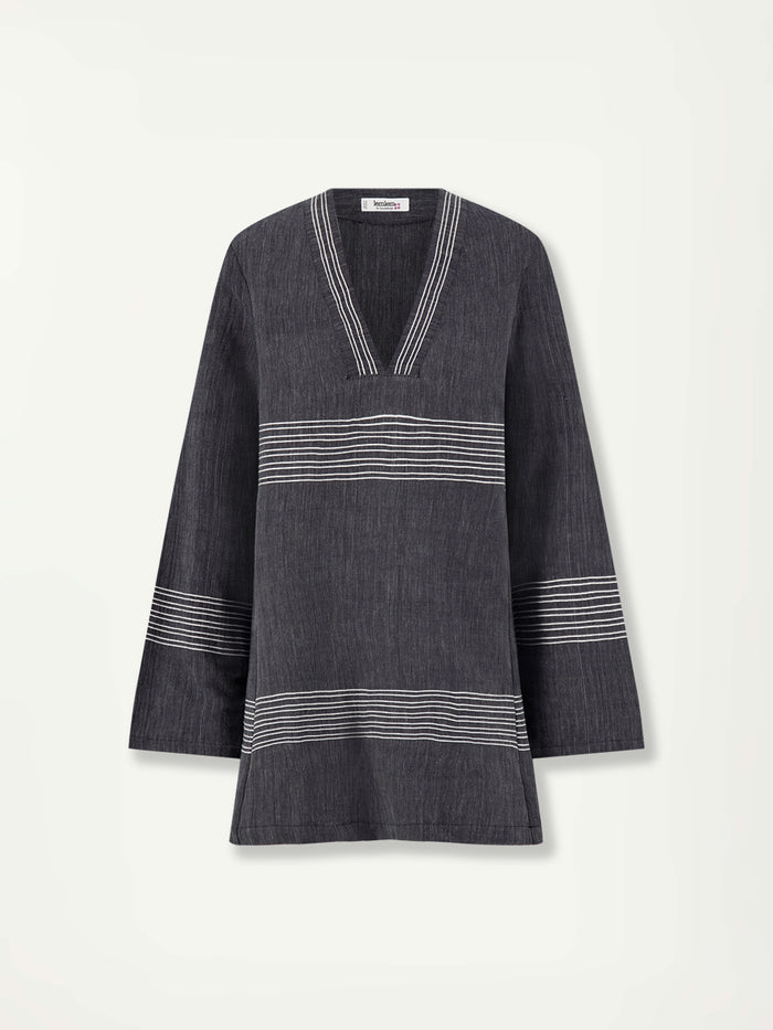 Lemlem RAEY | Column Dress Mari Navy