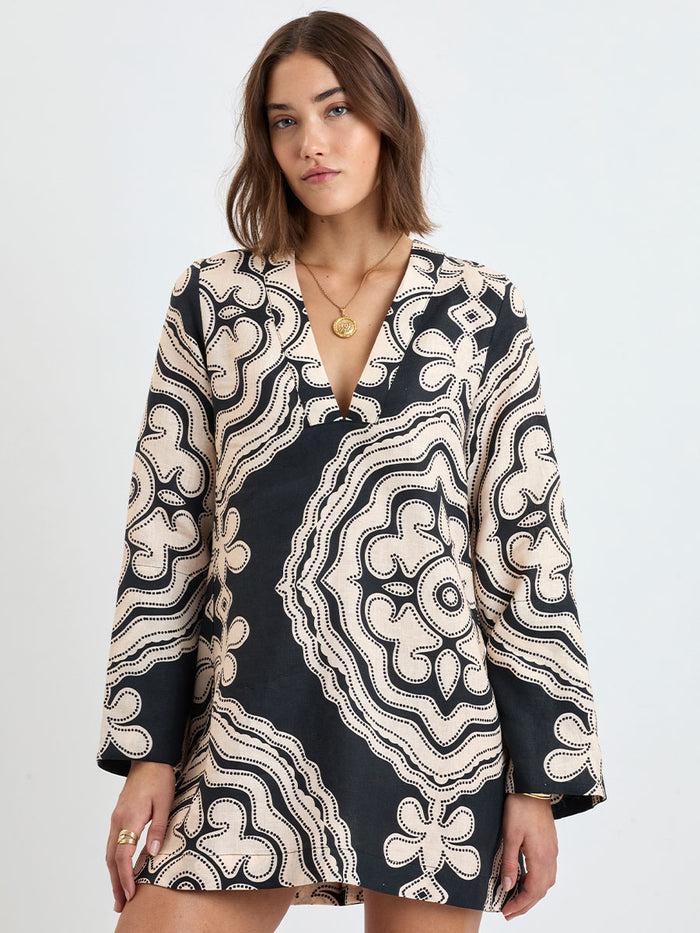 Lemlem RAEY | Column Dress Niku Black