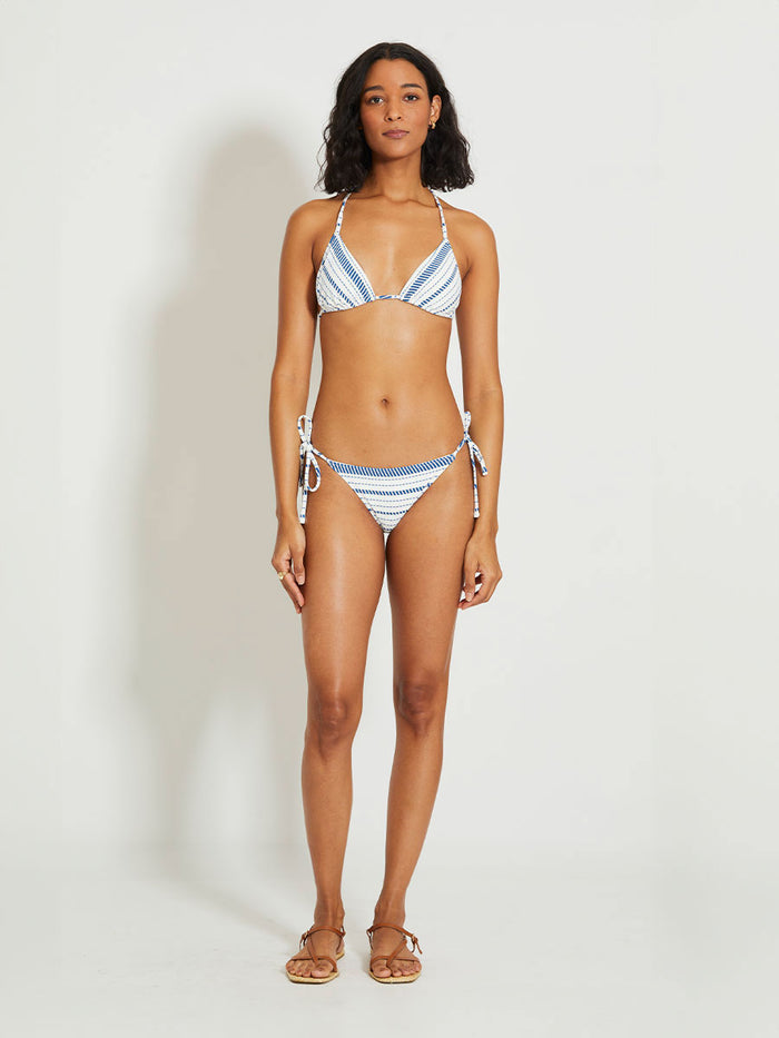 lemlem REKKA | String Bottom Tiki Azure