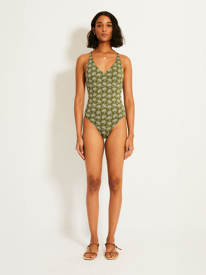 lemlem RETIRO | One Piece Zafi Olive