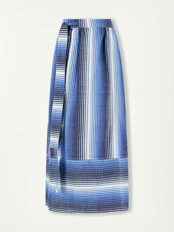 Lemlem SALANA | Wrap Skirt Feven Blue