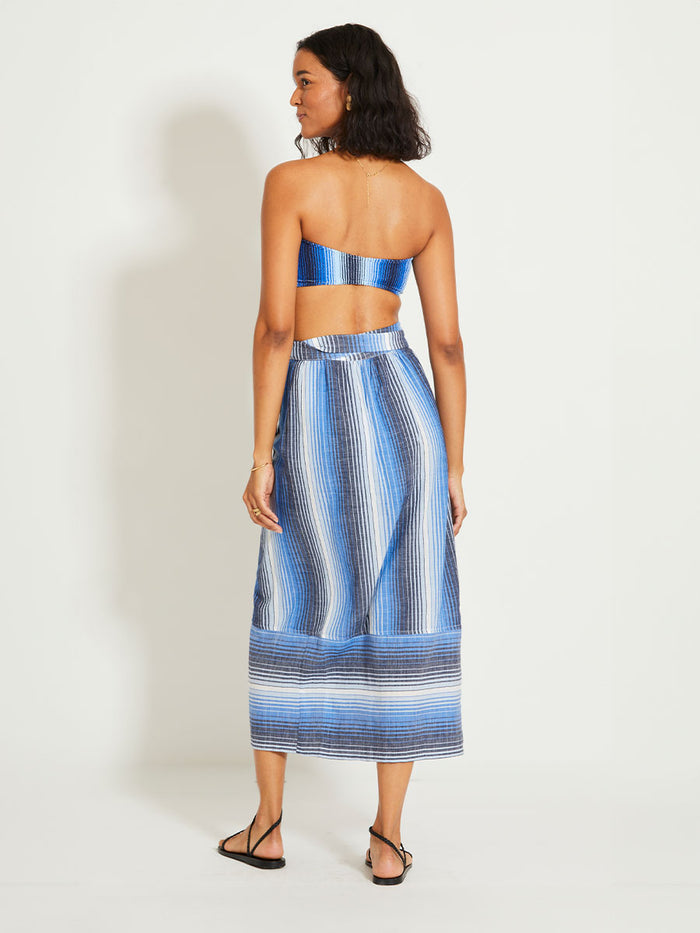 Lemlem SALANA | Wrap Skirt Feven Blue
