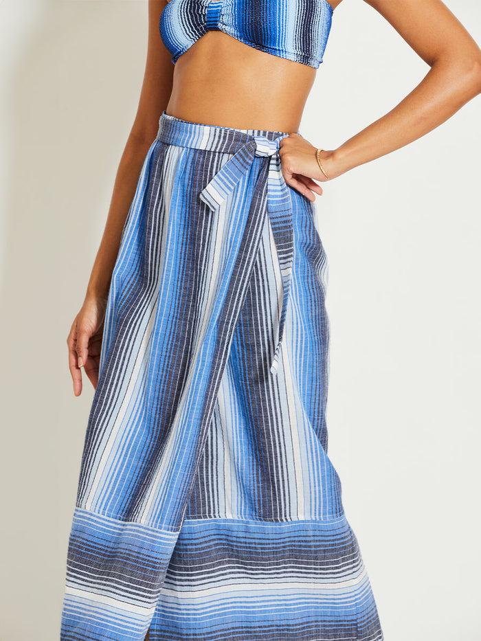 Lemlem SALANA | Wrap Skirt Feven Blue