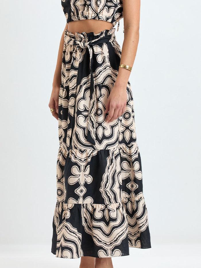 Lemlem SANAA | Skirt Niku Black