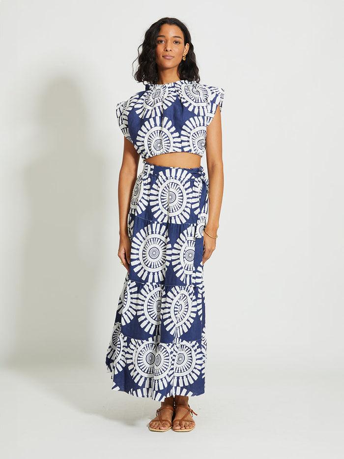 lemlem SANAA | Skirt Zeina Navy