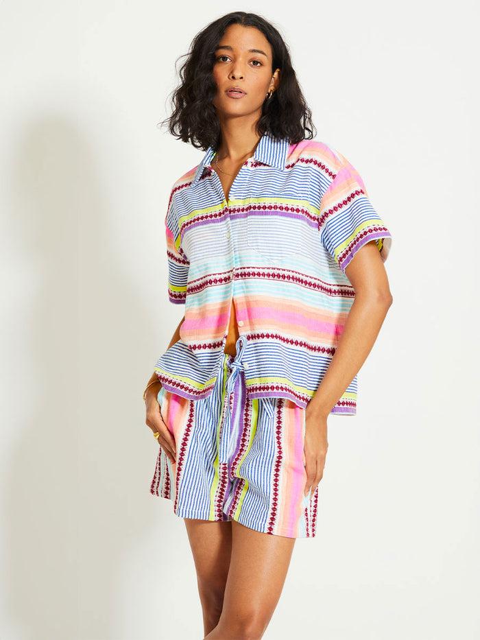 Lemlem TUULI | Cabana Shirt Cirq Citrus