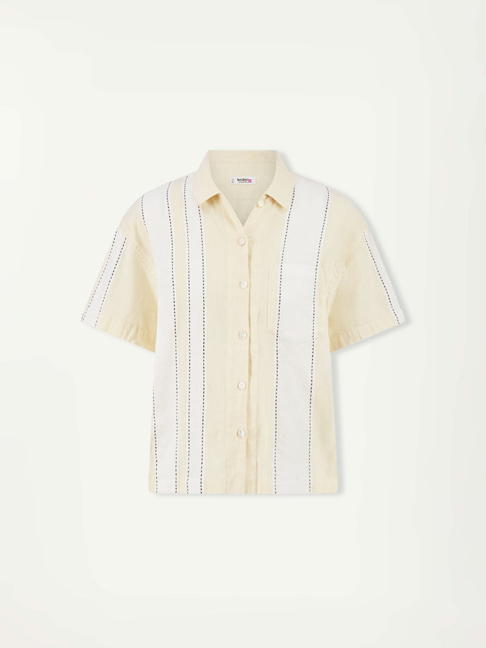 Lemlem TUULI | Cabana Shirt Debre Cream