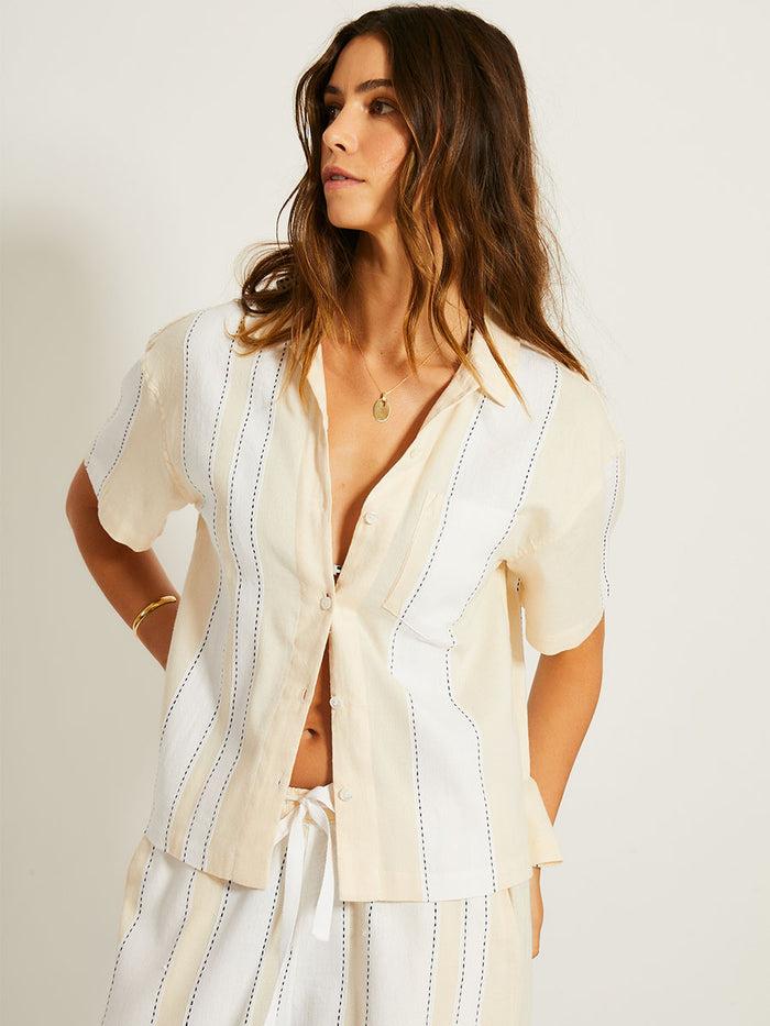 Lemlem TUULI | Cabana Shirt Debre Cream
