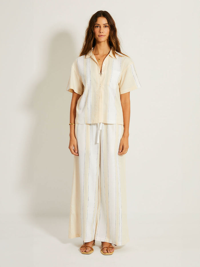 lemlem TUULI | Cabana Shirt Debre Cream