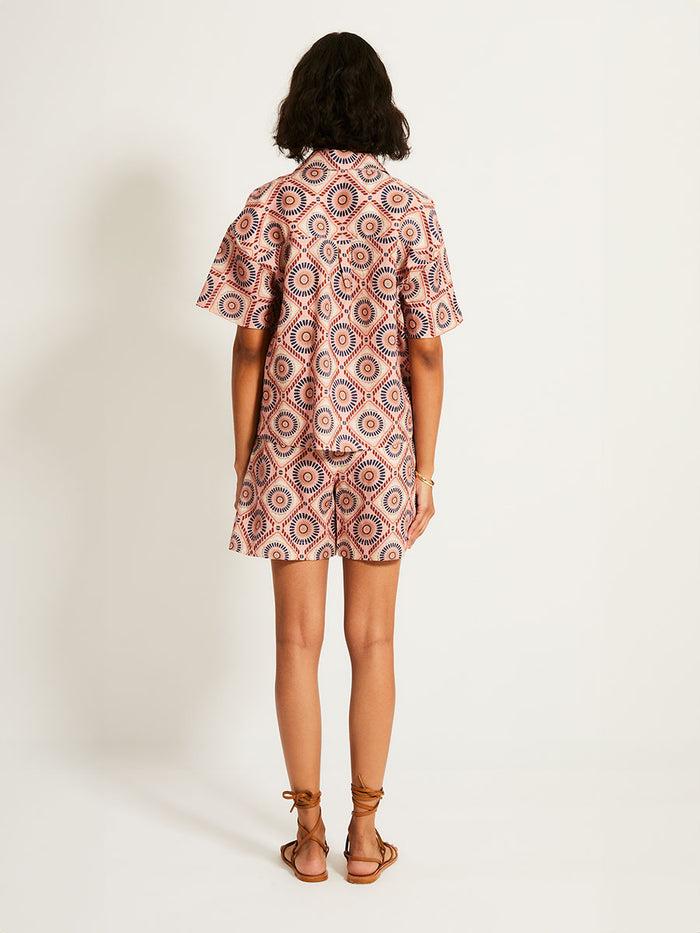 Lemlem TUULI | Cabana Shirt Fozia Rose