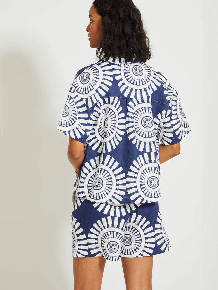 Lemlem TUULI | Cabana Shirt Zeina Navy